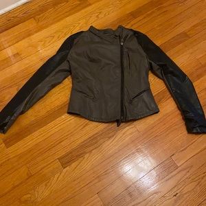 Moto Faux Leather Jacket